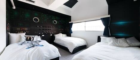 Familienhaus | 2 Schlafzimmer, hochwertige Bettwaren, Verdunkelungsvorhänge