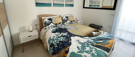 2 室のベッドルーム、アイロン / アイロン台、WiFi (無料)、ベッドシーツ