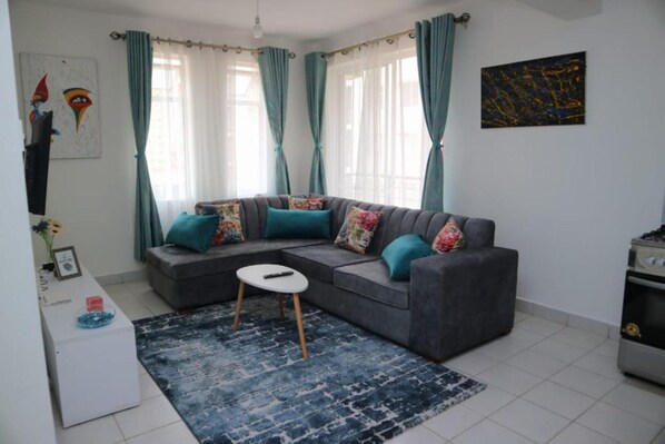 Apartment, 1 Bedroom | Living area - Stay.Plus Race Course Apartment (Nairobi)
