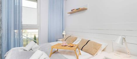 1 soverom, strykejern/-brett, wi-fi og sengetøy