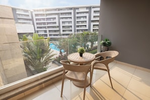 Superior Studio, Pool View | Terrace/patio