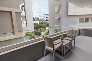 Superior Studio, Pool View | Terrace/patio - Ocean Blue Studios (Cairo)