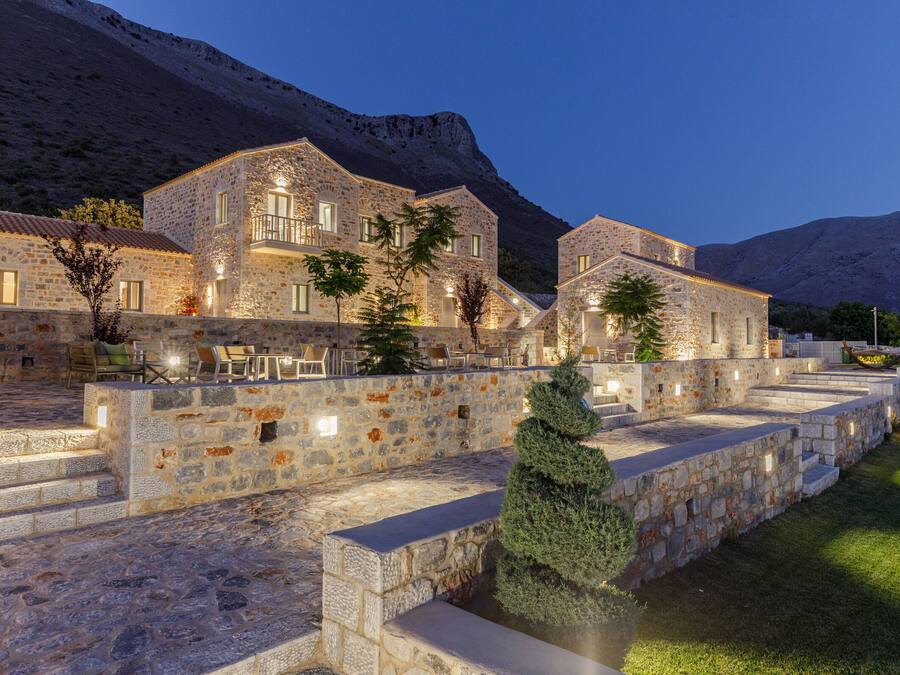 Front of property - evening/night