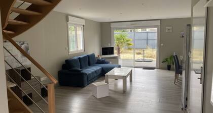 Villa Cheveux d'Anges in Merlimont with whirlpool bath, pets welcome