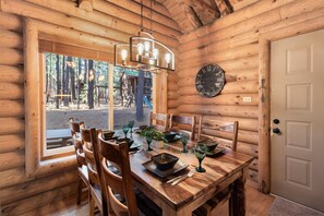 Dining - Rimtop Retreat | King Beds~Foosball~Lakes Nearby (Forest Lakes)