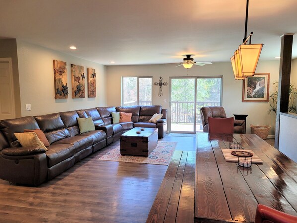 Smart TV, video games, DVD player, table football