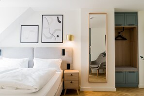 Studio Deluks | Seprai antialergi, setrika/meja setrika, Wi-Fi gratis, dan seprai linen