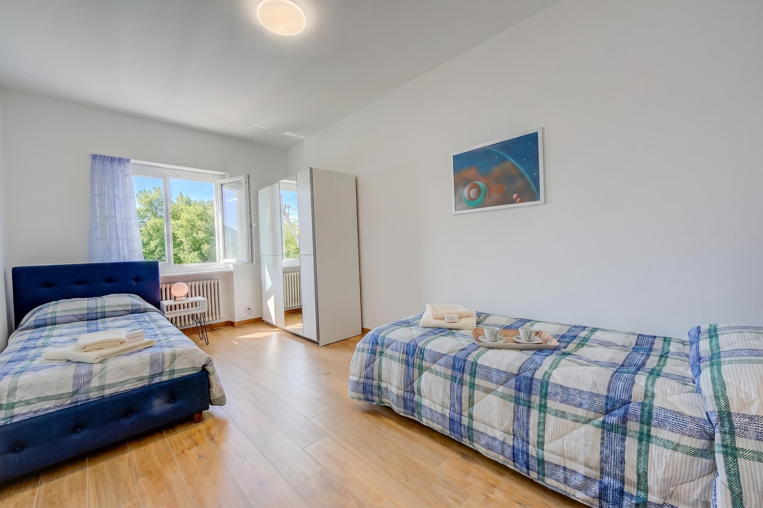 Standard Apartment, Multiple Bedrooms, Mountainside (Ca' Gina Panoramica - Monte Brè) | 2 bedrooms, free WiFi, bed sheets