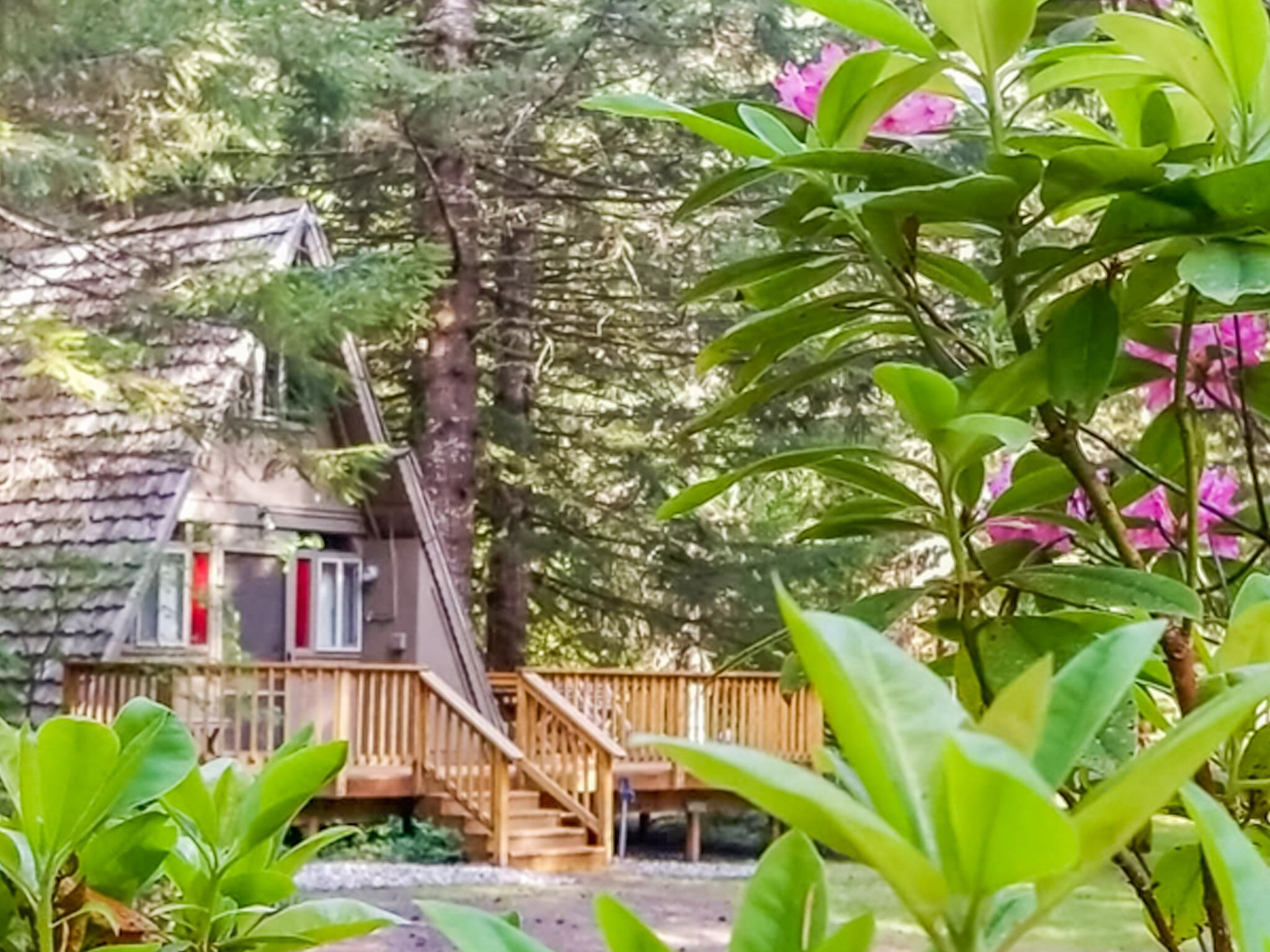 Adorable A-Frame of Mind Retreat for quiet romantic getaways