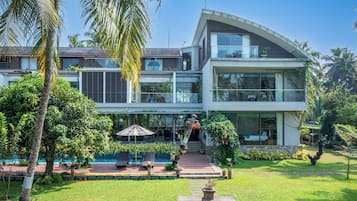 Front of property – evening/night