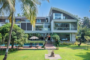 Front of property – evening/night