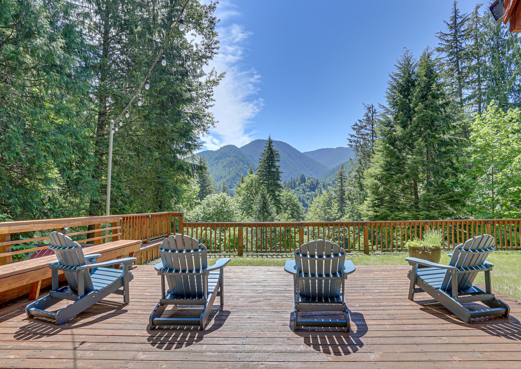 Huckleberry Mountain Lodge-secluded, decks, BBQ, hot tub, fireplace, dogs OK