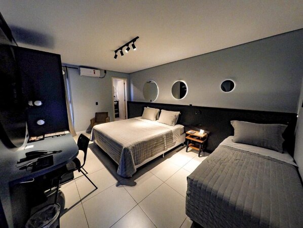 Individuell inredning, unika möbler, skrivbord och gratis wi-fi