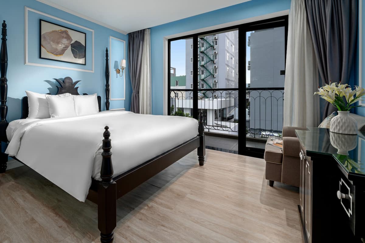 Chambre Deluxe double, baignoire | Coffre-fort, rideaux d’obscurcissement, système d’insonorisation