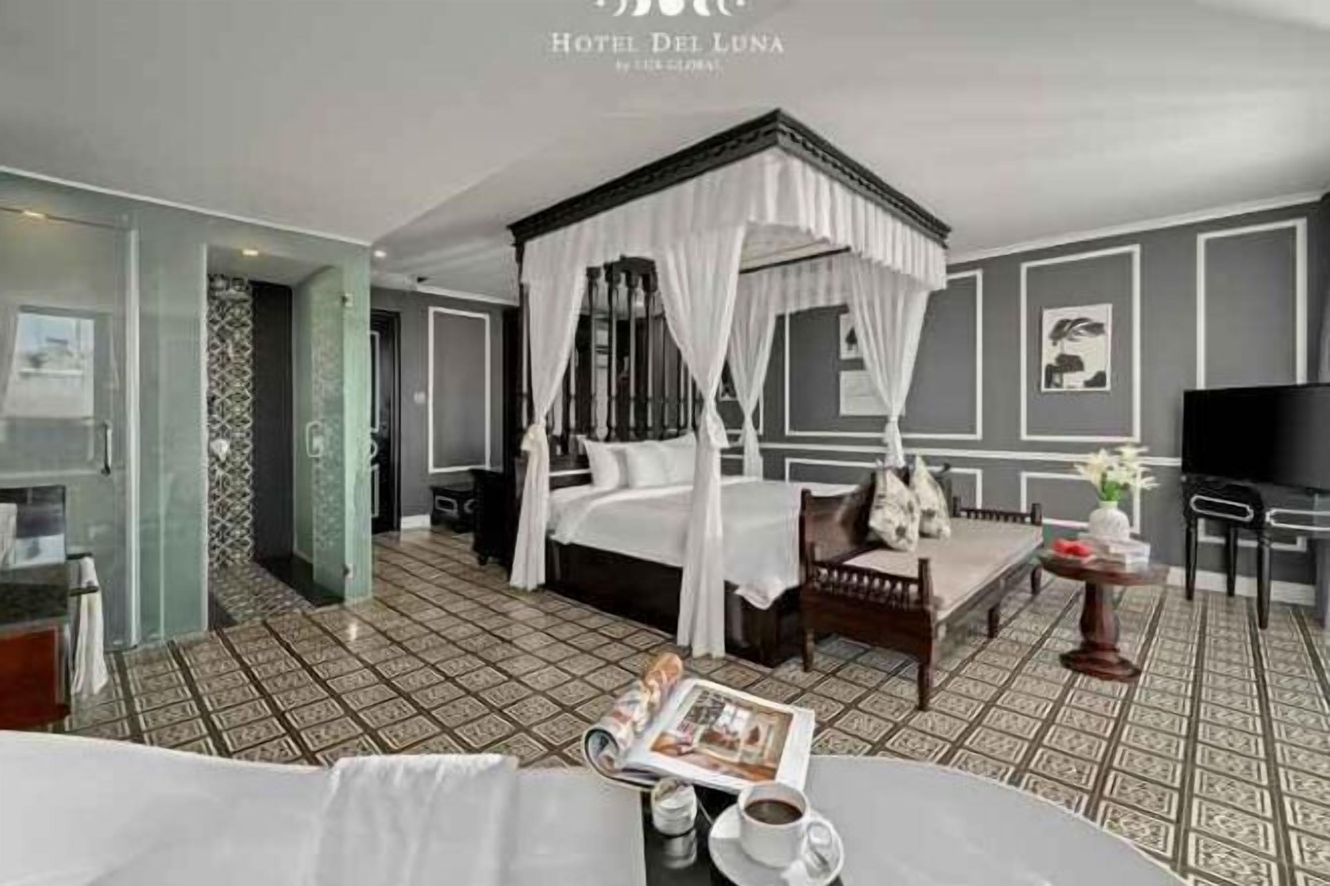 Caja de seguridad en la habitación y cortinas blackout 