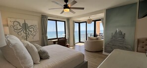 2 bedrooms, desk, iron/ironing board, travel cot