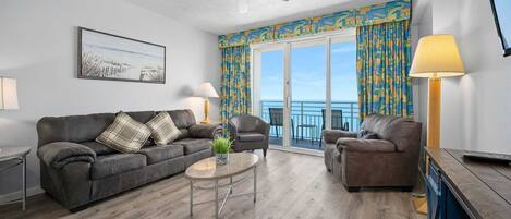 Una televisión, videojuegos