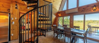 Peaceful Lake Front A-Frame In Ely