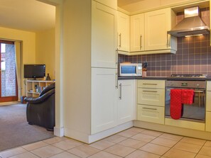 Dishwasher, high chair, cookware/dishes/utensils