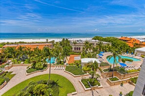 Exterior - Gulf-front condo with pool, hot tub, central AC, view & on-site restaurants (Marco Island)