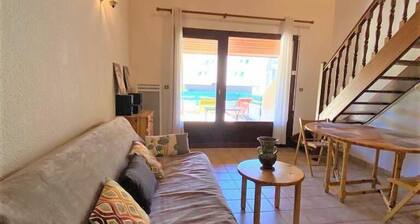 20m from resort center, 1st floor, view ski slopes, terrace, tv, ski locker, 60m², La Joue du Loup