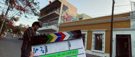 Façade de l’hébergement