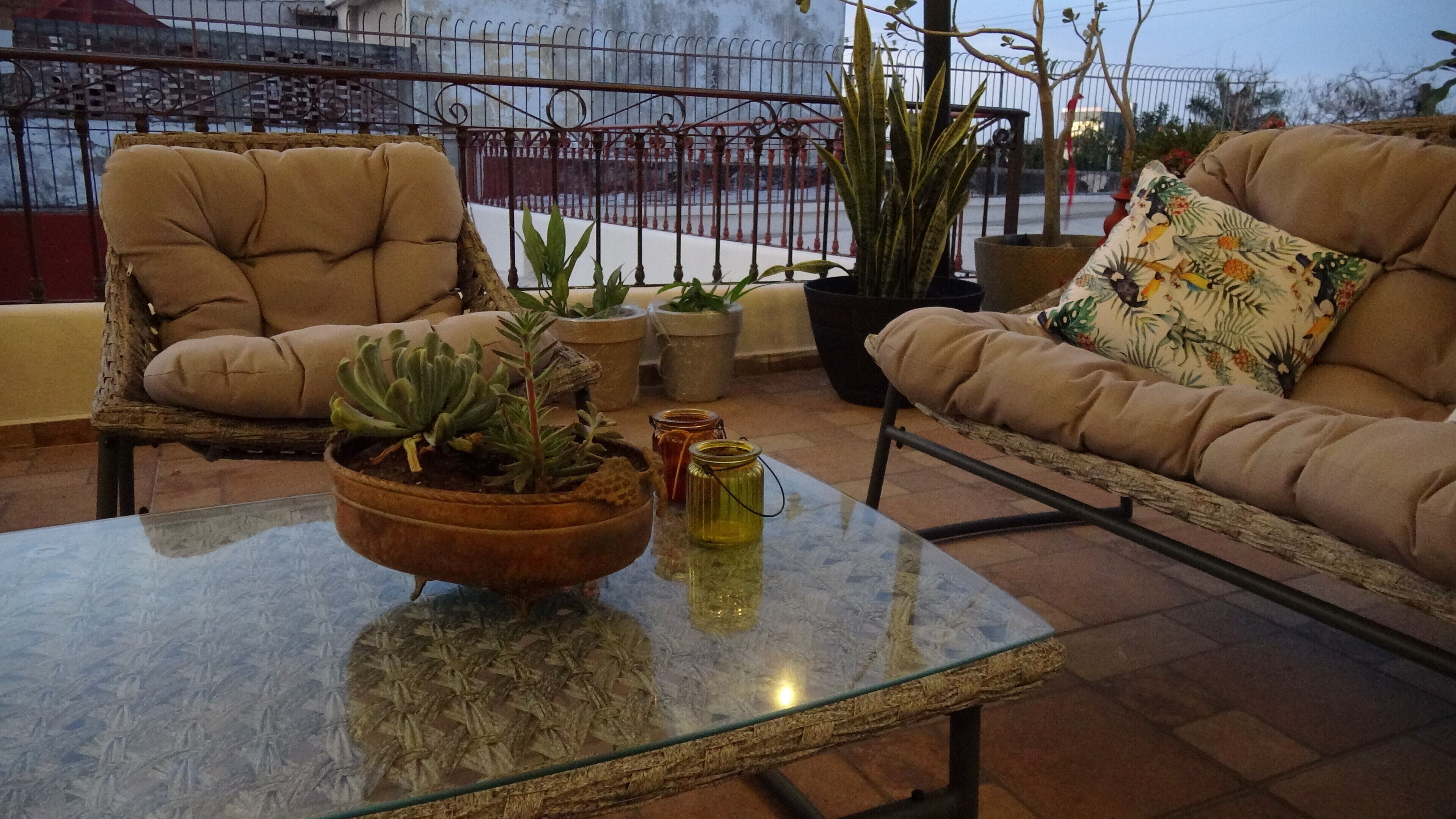 Deluxe-ullakkohuoneisto | Terassi/patio