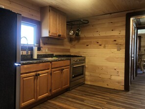 Fridge, microwave, oven, stovetop - House on Goodyear Lake between Cooperstown and Oneonta (Maryland)