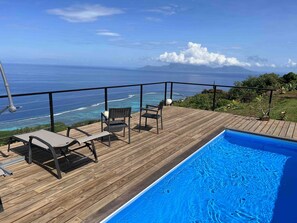 Una piscina riscaldata