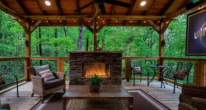Indoor Pool 100" Movie Screen Fireplace Kings View