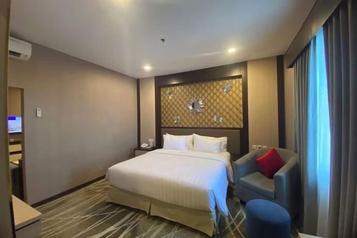 1 camera, biancheria da letto ipoallergenica, una cassaforte in camera