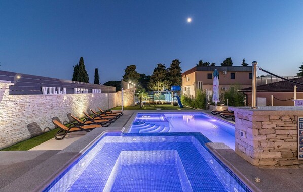 Una piscina climatizada