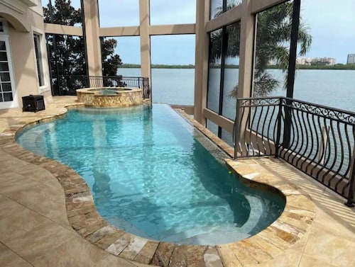 Limited-Time Jan–Feb Deal! Premier Waterfront Home w/ Pool & Stunning Bay Views