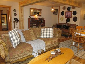 壁爐、書籍、音樂庫、音響