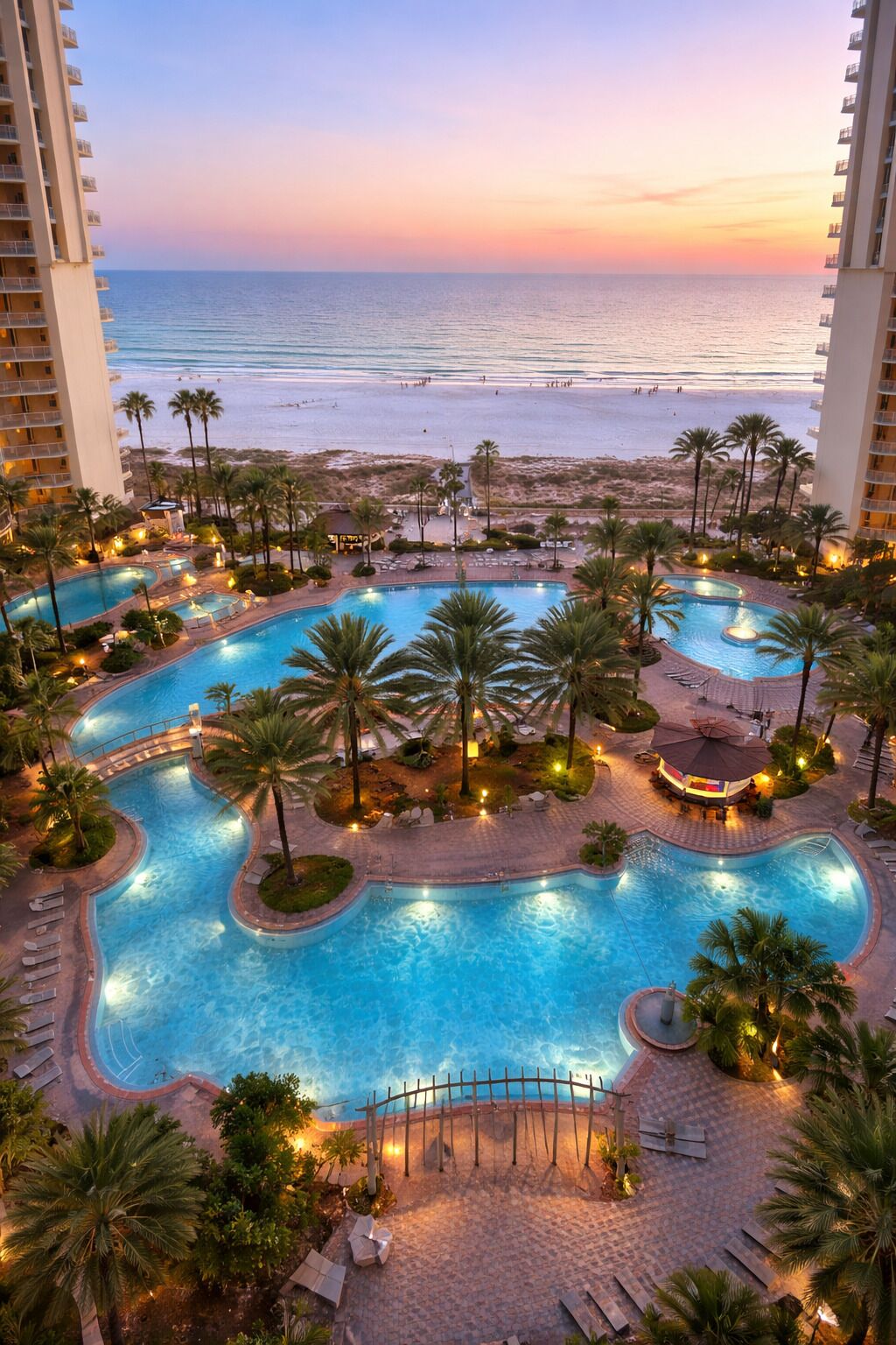 Indoor pool, outdoor pool