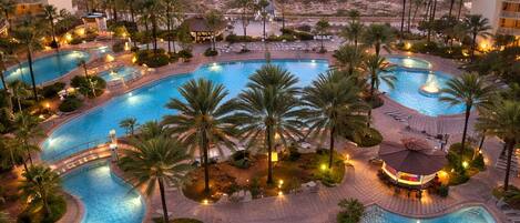 Indoor pool, outdoor pool