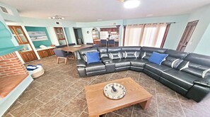 Family Villa | Living area | 32-inch LCD TV with cable channels, TV - Villa Sonari 3 By Kivoya (Puerto Peñasco)