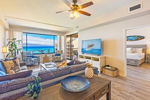 Smart TV, DVD player, music library