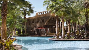 Outdoor pool, a heated pool - 2BD/Orlando near Disney - Park Shuttle, Pools, Game Room, and more! (Lake Buena Vista)