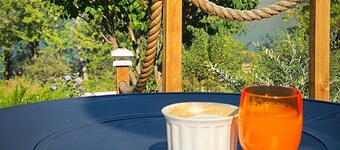 Large private suite with gorgeous views of wood lake on the Okanagan rail trail.