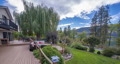 Large private suite with gorgeous views of wood lake on the Okanagan rail trail.
