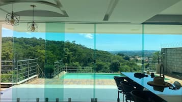 Una piscina climatizada