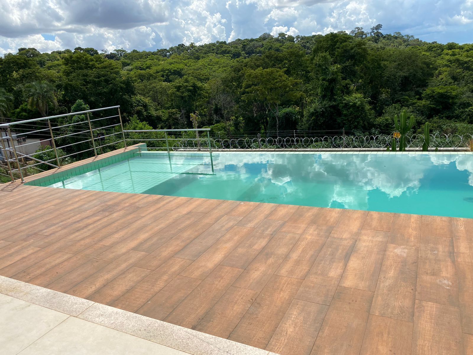 Una piscina climatizada