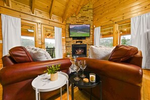 Smart TV, caminetto, videogiochi, lettore DVD