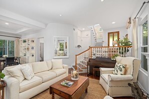 Smart TV, fireplace, video games, printers