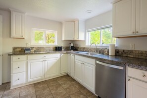 Fridge, microwave, oven, stovetop - Quiet Riverfront Home! 5 Mins from Dorena Lake! (Dorena)