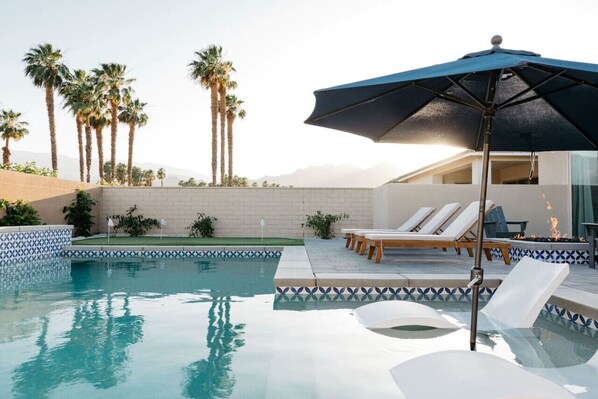 Indoor pool, a heated pool