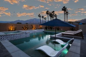 Indoor pool, a heated pool