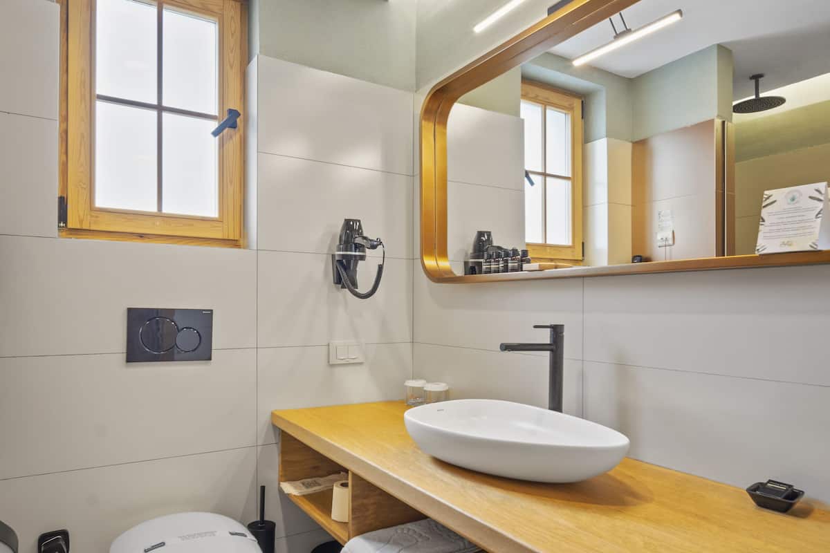 standard triple room | bathroom | shower, rainfall showerhead, free toiletries, hair dryer