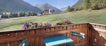 Ferienwohnung 'Sole Chalet Martina' mit Bergblick, Garten und WLAN